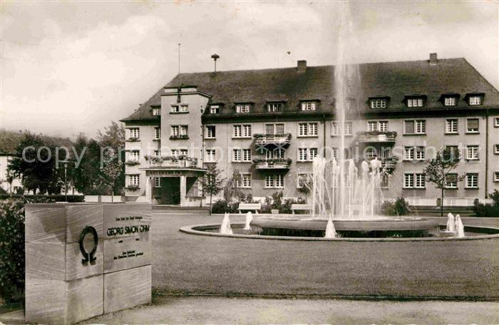 ERLANGEN Bayern Ohm Platz Wasserspiele