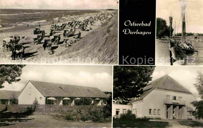 Dierhagen Ostseebad Strand Hafen