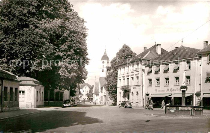 Wurzach Bad Moorheilbad Marktstrasse Brunnen
