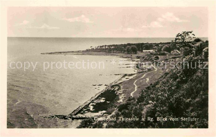 Thiessow Ostseebad Ruegen Steilufer