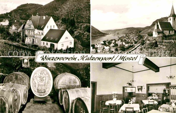 Hatzenport Winzerverein Kirche Weinfass