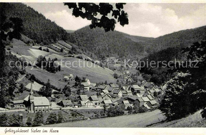 Sieber Herzberg am Harz Osterode Niedersachsen Panorama Gebirgskurort