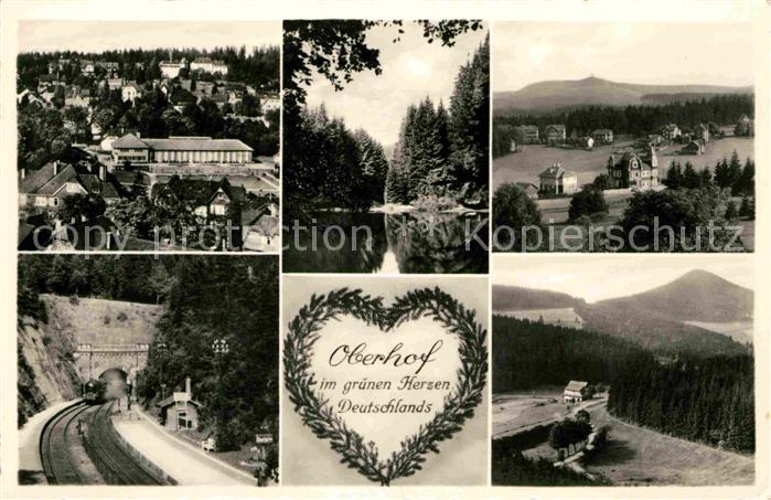 Oberhof Thueringen Eisenbahn Rennsteigtunnel