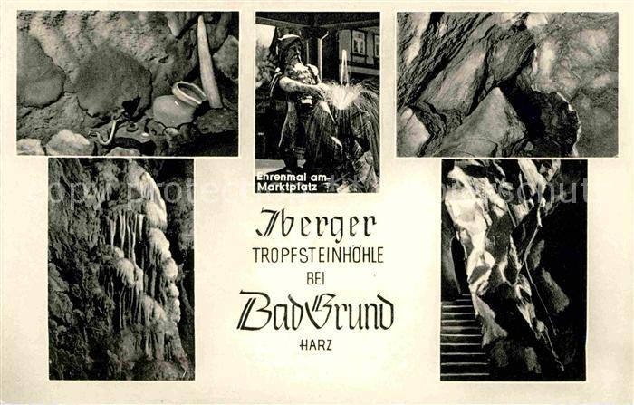 Grund Harz Bad Ehrenmal Markt Tropfsteinhoehle