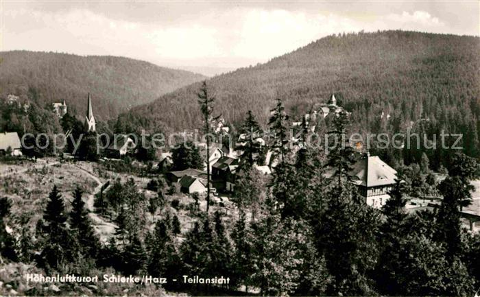 Schierke Harz Panorama Kirche Hoehenluftkurort