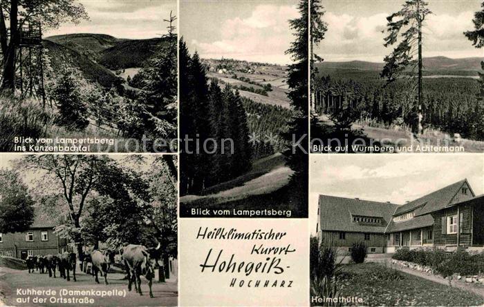 Hohegeiss Harz Lampertsberg Heimathuette Wurmberg Achtermann Damenkapelle