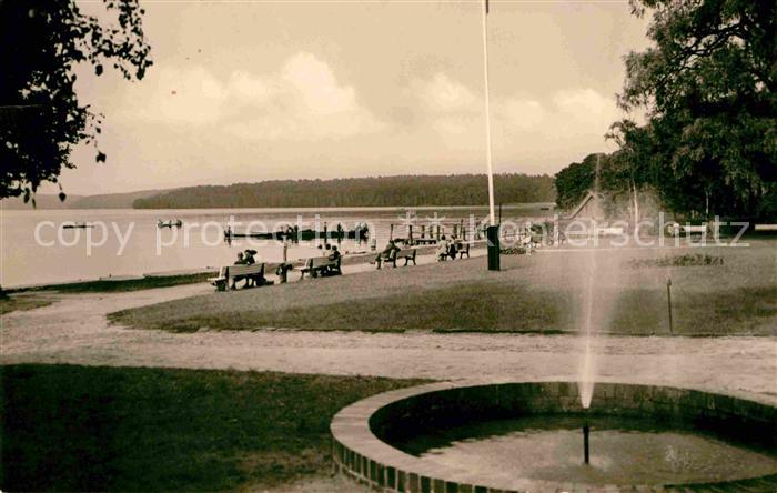 Werbellinsee-Altenhof Promenade Brunnen