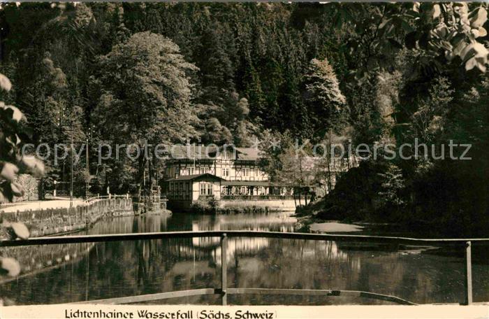 Lichtenhain Sebnitz Wasserfall