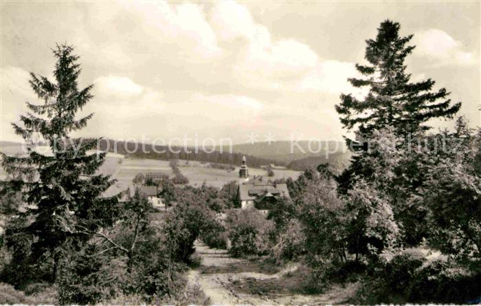 Schellerhau Kirche Panorama