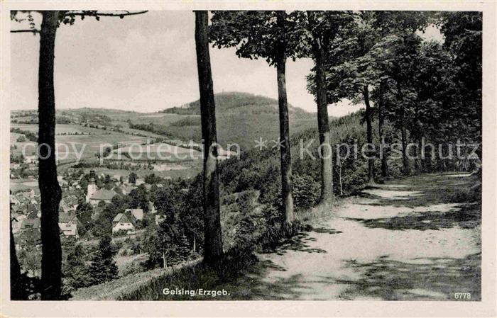 Geising Erzgebirge Panorama