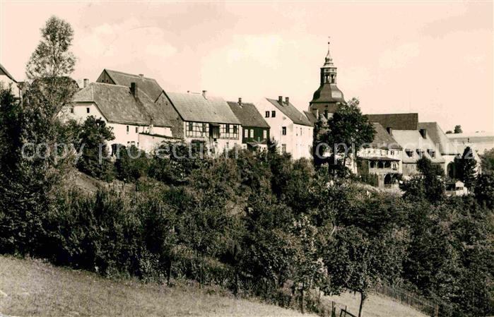 Lauenstein Erzgebirge Panorama