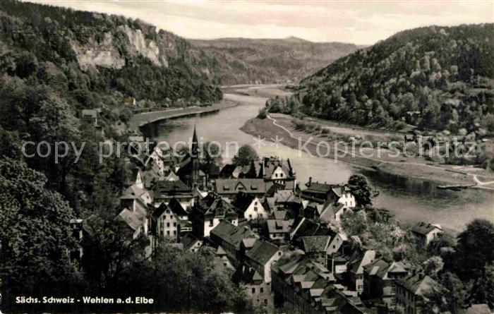 Wehlen Sachsen Elbe Faehre