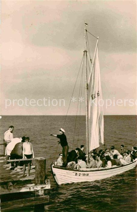 Kuehlungsborn Ostseebad Segelausflug