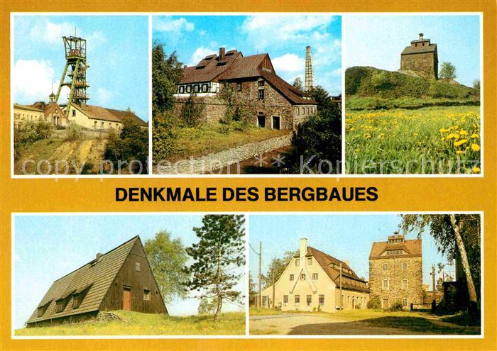 Freiberg Sachsen Foerderturm Kesselhaus Gergschmiede