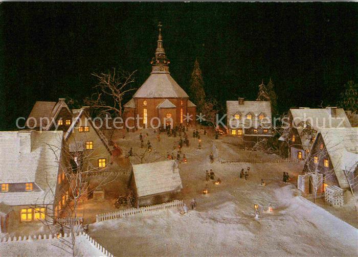 Seiffen Erzgebirge Weihnachtsberg  Mettengang Erzgebirgisches Spielzeugmuseum Wi