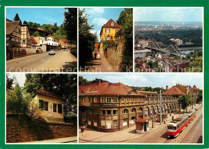DRESDEN Elbe Grundstrasse Koernerweg Blauen Wunder Schillerhaeuschen Parkhotel