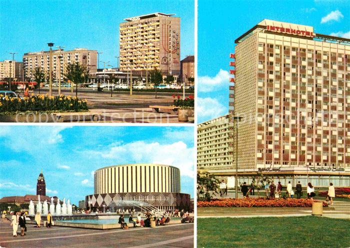 DRESDEN Elbe Pirnaischer Platz Interhotel Newa Kino Prager Strasse