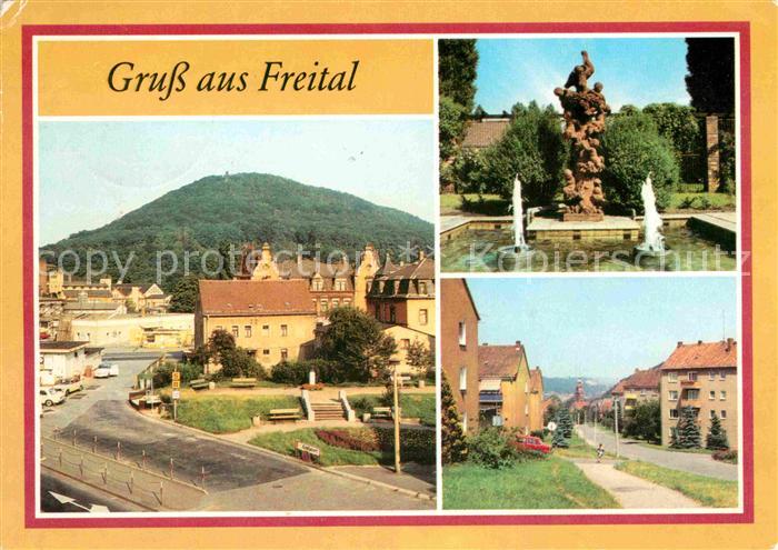 Freital Storchenbrunnen Wilhelm Pieck Strasse