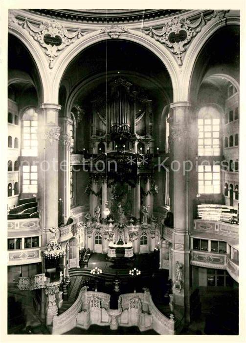 DRESDEN Elbe Frauenkirche vor der Zerstoerung
