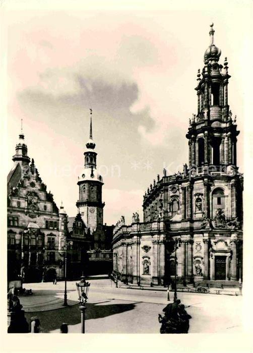 DRESDEN Elbe Katholische Hofkirche