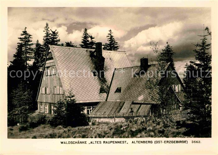Altenberg Erzgebirge Waldschaenke Altes Raupennest