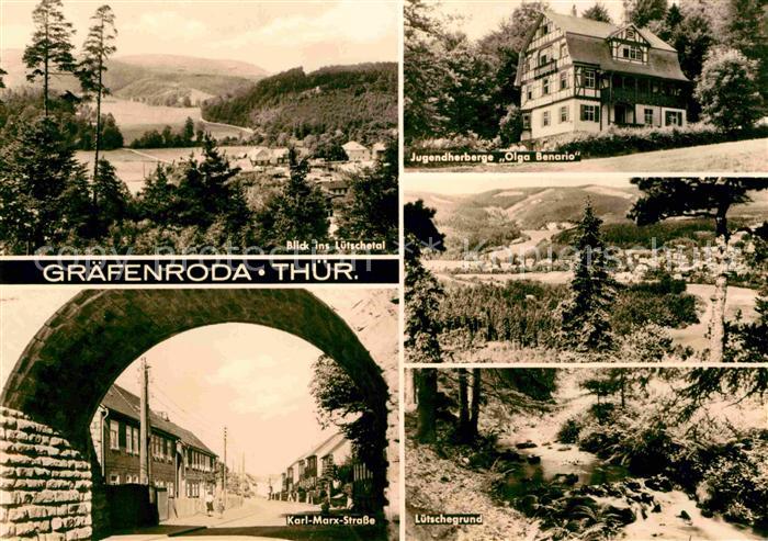 Graefenroda Luetschetal Jugendherberge Olga Benario Karl Marx Strasse