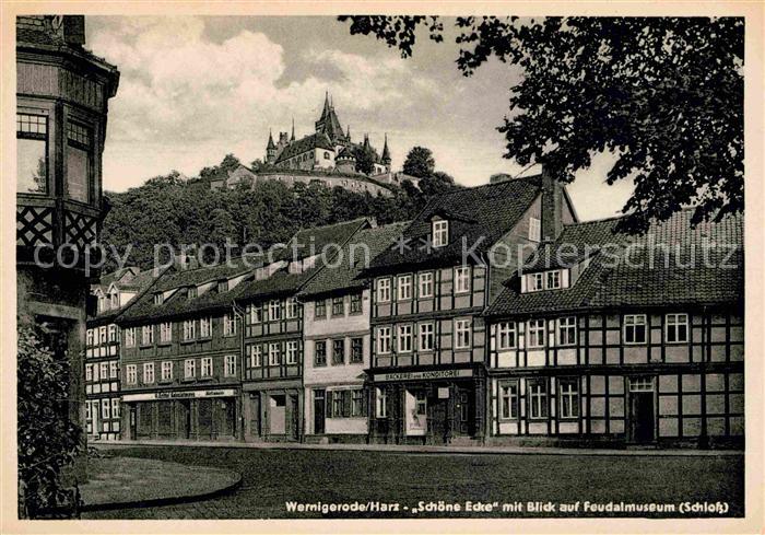 Wernigerode Harz Schoene Ecke Feudalmuseum Schloss