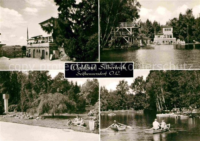 Seifhennersdorf Waldbad Silberteich Ruderboote