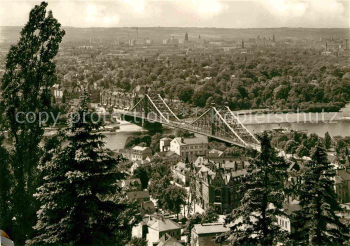 DRESDEN Elbe Blaues Wunder