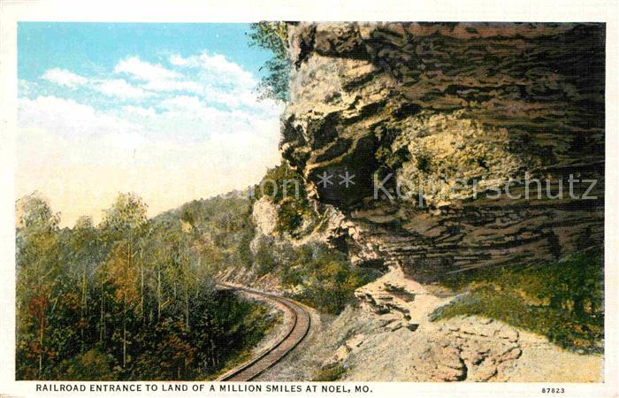 Noel Railroad entrance to land of a million smiles