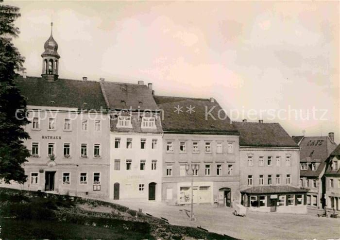 Stolpen Marktplatz Rathaus