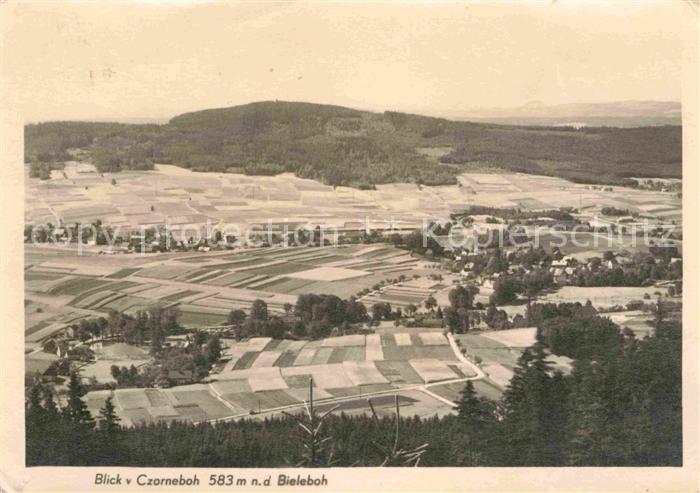 Czorneboh Panorama Blick nach dem Bieleboh