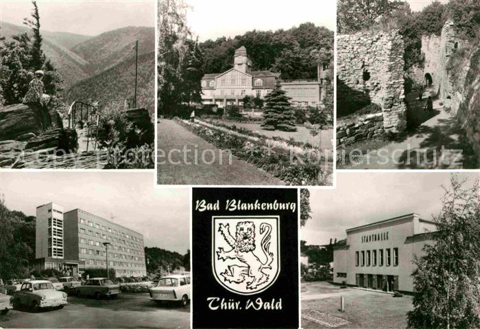 Bad Blankenburg Griesbachfelsen FDGB Erholungsheim Am Goldberg Burg Greifenstein