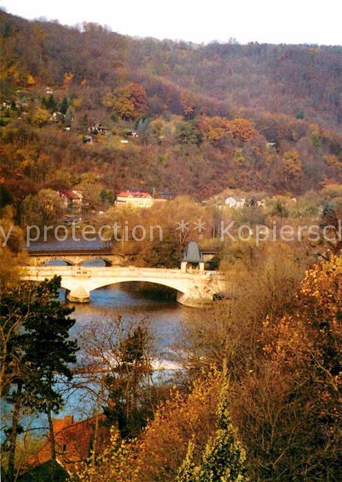 Bad Koesen Saalebruecke Herbststimmung
