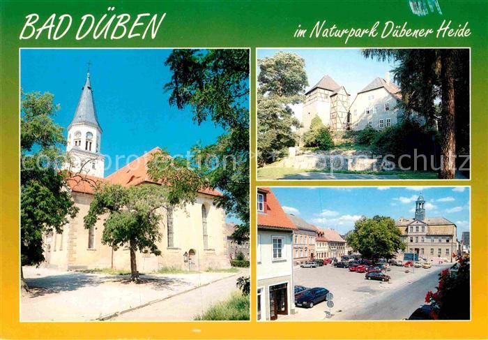 Bad Dueben Ev Kirche Burg Marktplatz Naturpark Duebener Heide