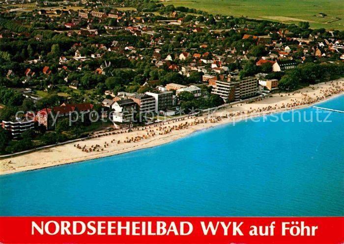 Wyk Foehr Nordseeheilbad Fliegeraufnahme