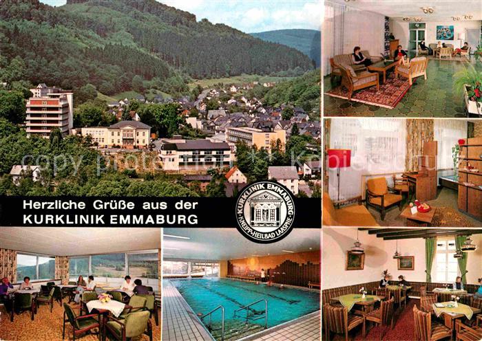 Laasphe BAD LAASPHE NRW Kurklinik Emmaburg Hallenbad Kneipp Heilbad