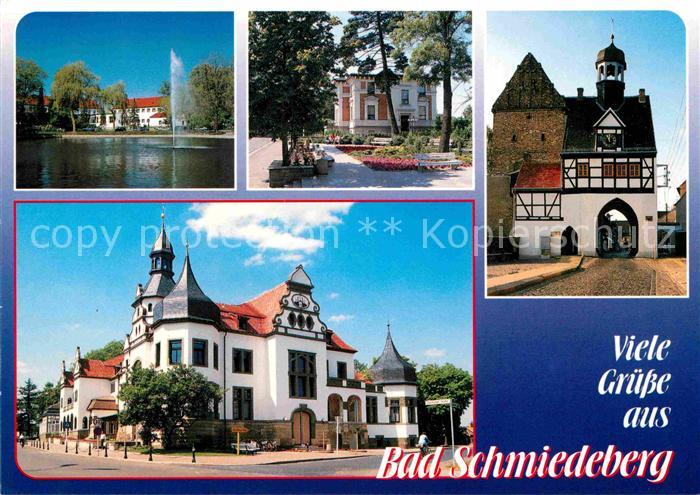 Bad Schmiedeberg Kurmittelhaus Haus Bismarck Au Tor Heimatstube Galerie Kurhaus