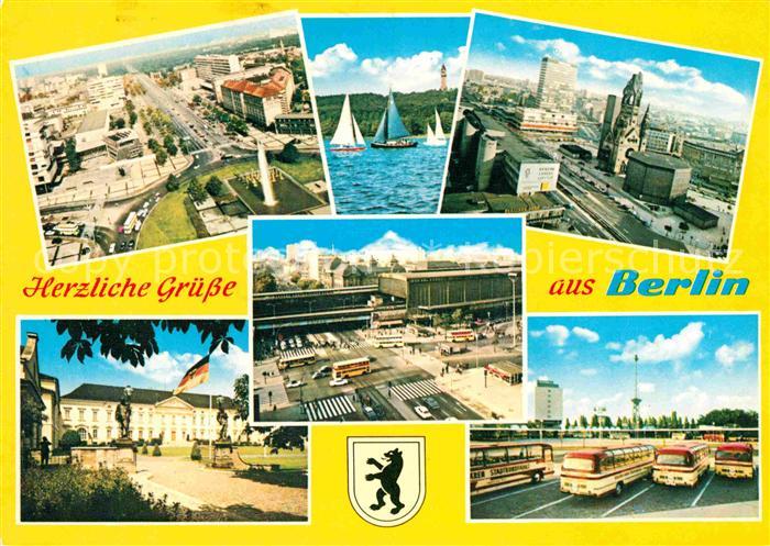 BERLIN  CITY Ernst Reuter Platz Havel Grunewald Turm Europa Center Bahnhof Zoo S