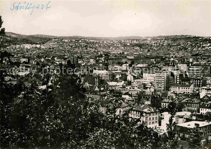STUTTGART CITY Blick ueber die Stadt