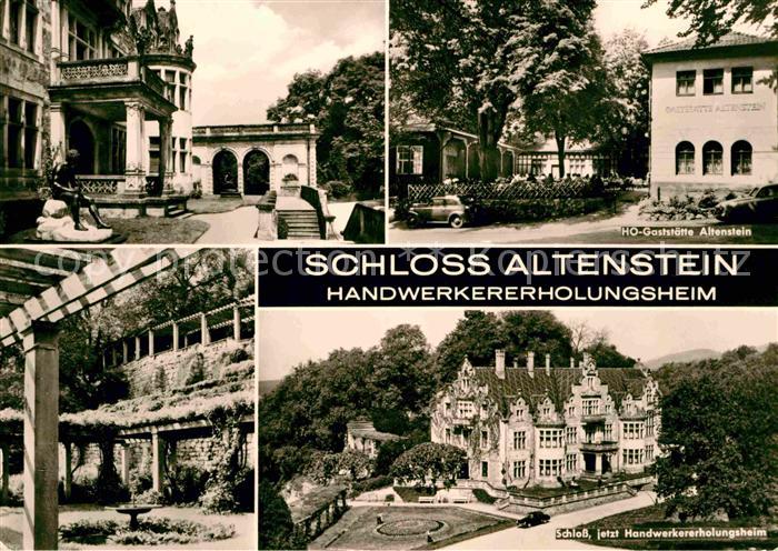 Altenstein Bad Liebenstein Schloss Handwerkererholungsheim HO Gaststaette