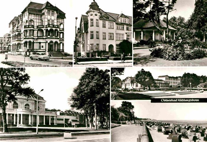 Kuehlungsborn Ostseebad FDGB Erholungsheim Schloss am Meer HO Gaststaette Nasser