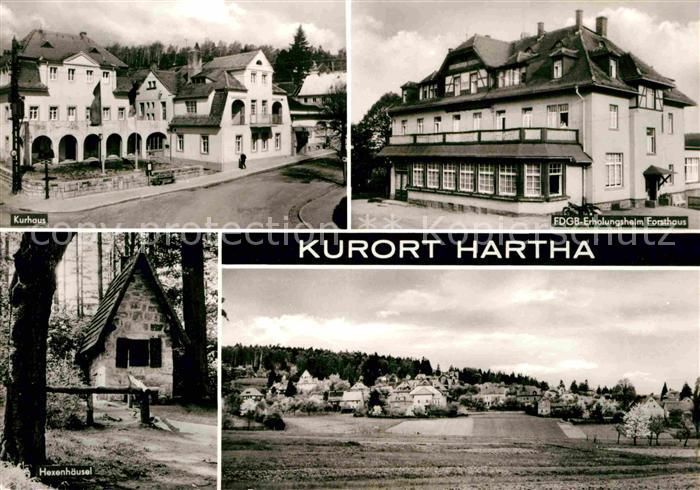 Hartha Tharandt Kurhaus FDGB Erholungsheim Forsthaus Hexenhaeusel Kurort Tharand