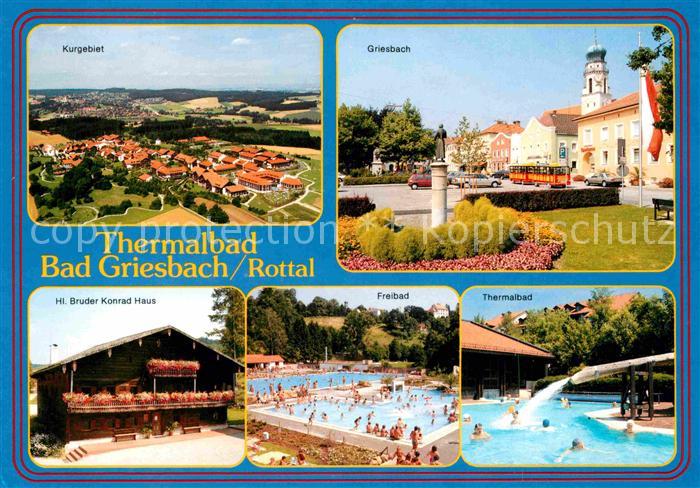 Bad Griesbach Rottal Thermalbad Kurgebiet Hl Bruder Konrad Haus Freibad Marktpla
