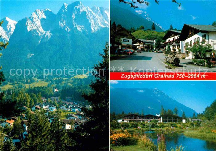 Grainau Teilansichten Zugspitzdorf Wettersteingebirge