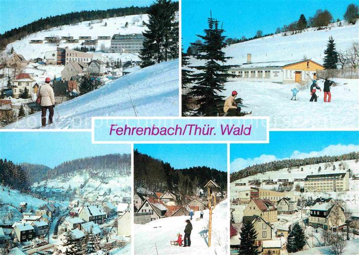 Fehrenbach Thueringer Wald FDGB Erholungsheim Fritz Sattler Sportlerheim der BSG