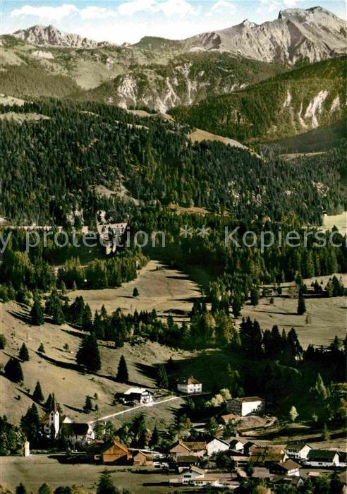 Unterjoch Panorama Allgaeuer Alpen