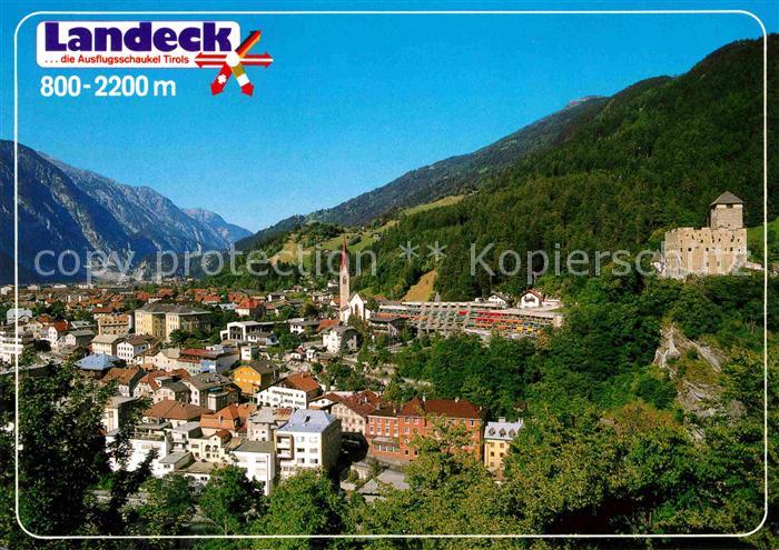 Landeck Tirol Fremdenverkehrsstadt Oberes Inntal Schloss Landeck