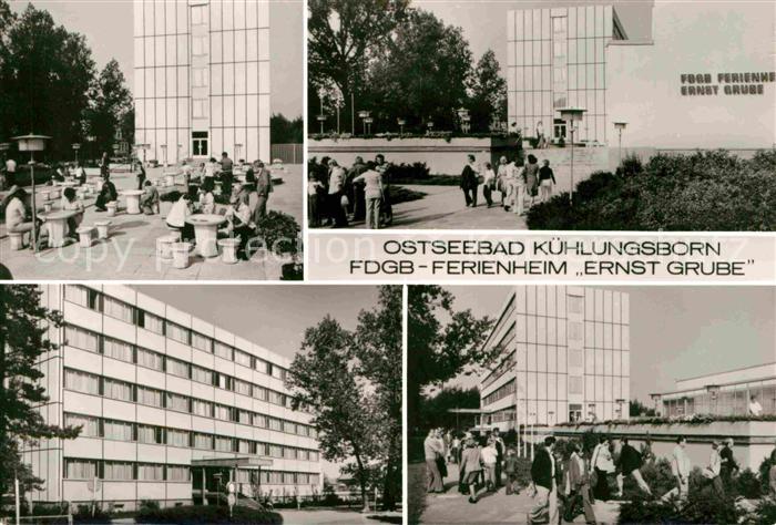 Kuehlungsborn Ostseebad FDGB Ferienheim Ernst Grube