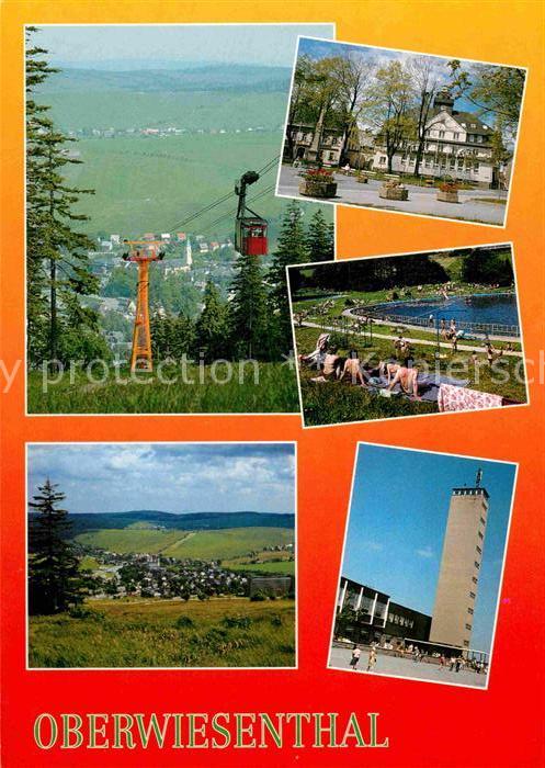 Oberwiesenthal Erzgebirge Bergbahn Rathaushotel Schwimmbad Fichtelberghaus
